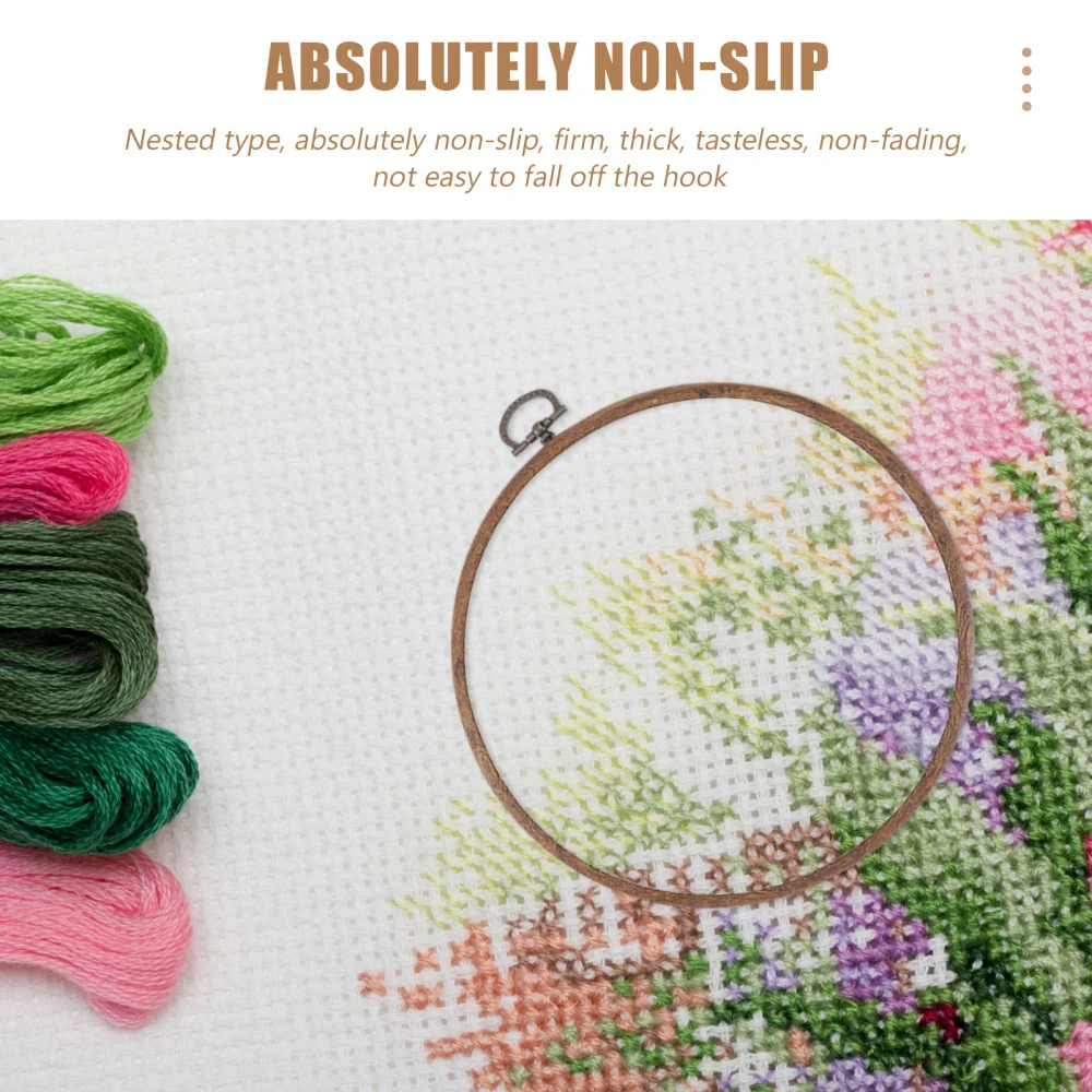 

5Pcs Embroidery Hoops DIY Embroidery Rings Cloth Handicraft Tools Gift