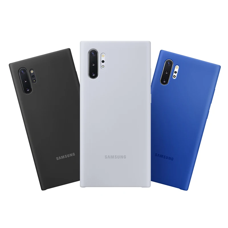 samsung official original silicone case protection cover for galaxy note 10 note10 notex note 10 plus mobile phone housings free global shipping