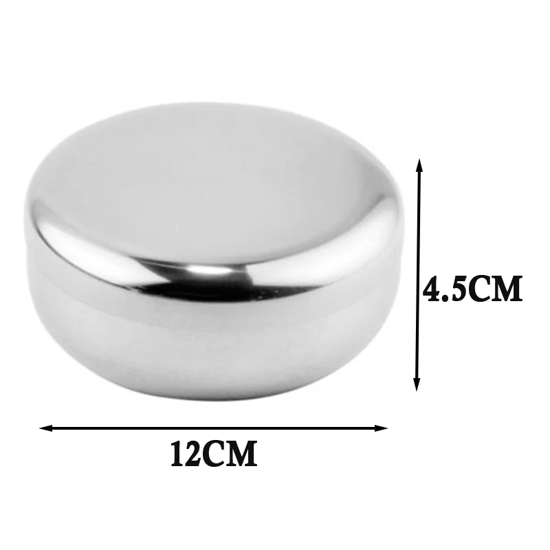 Корейская миска для риса из нержавеющей стали теплая традиционная с крышкой супа