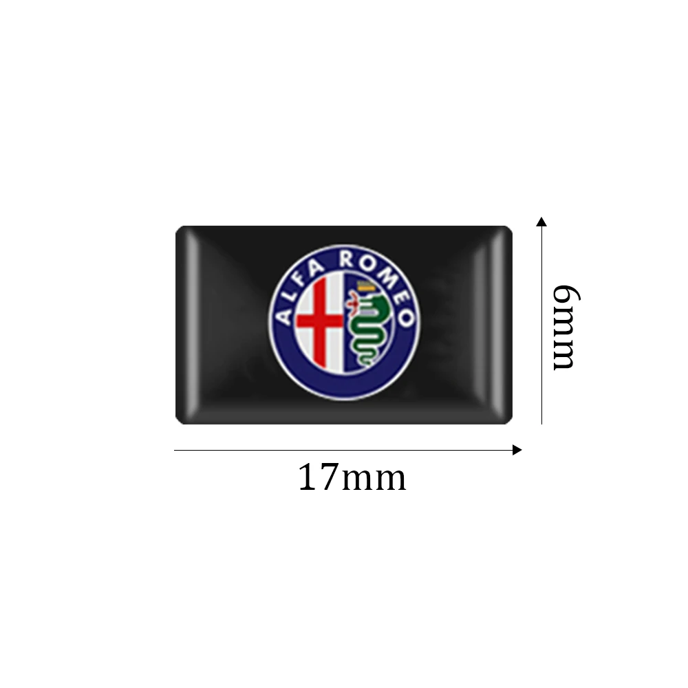 10 шт. 3D Автомобильная эмблема из эпоксидной смолы значок на рулевое колесо