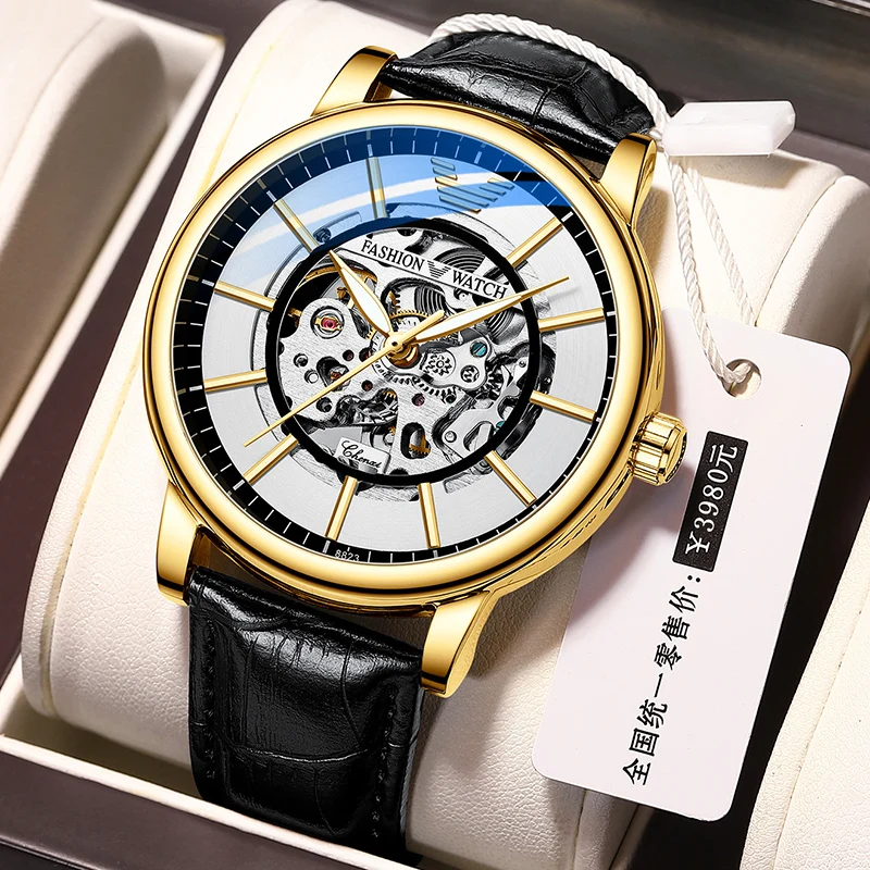 

CHENXI Fashion Men Watch Automatic Mechanical Watches Mens 2021 Skeleton Waterproof Business Wrist Watch Men Relogio Masculino