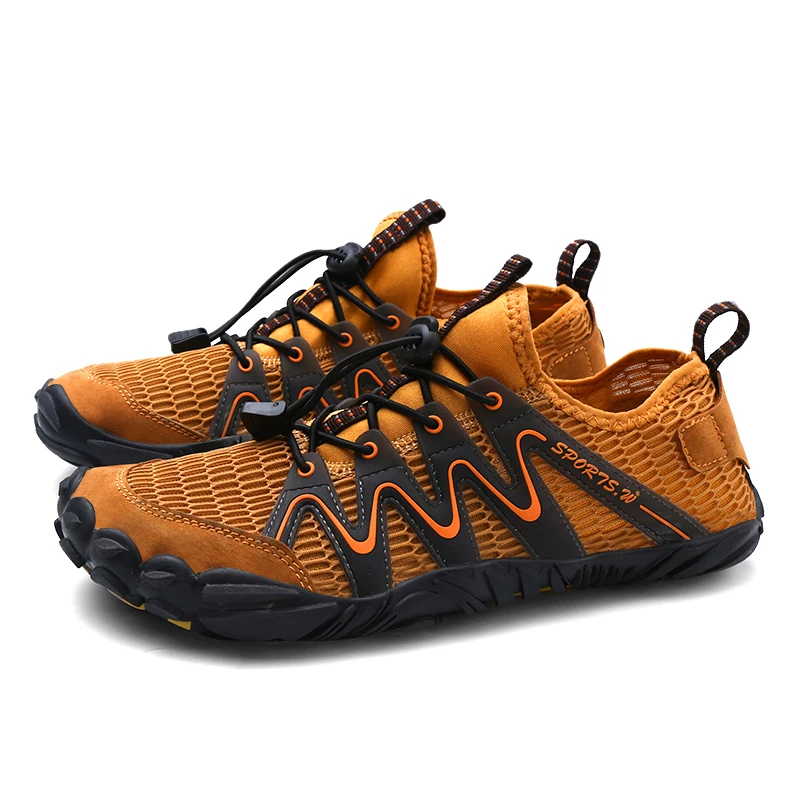 

Outdoor Sport Hiking Shoes Men Waterproof Quick Dry Rubber Upstream Sea River Water Shoes Nonslip Breathable Trekking Sneakers