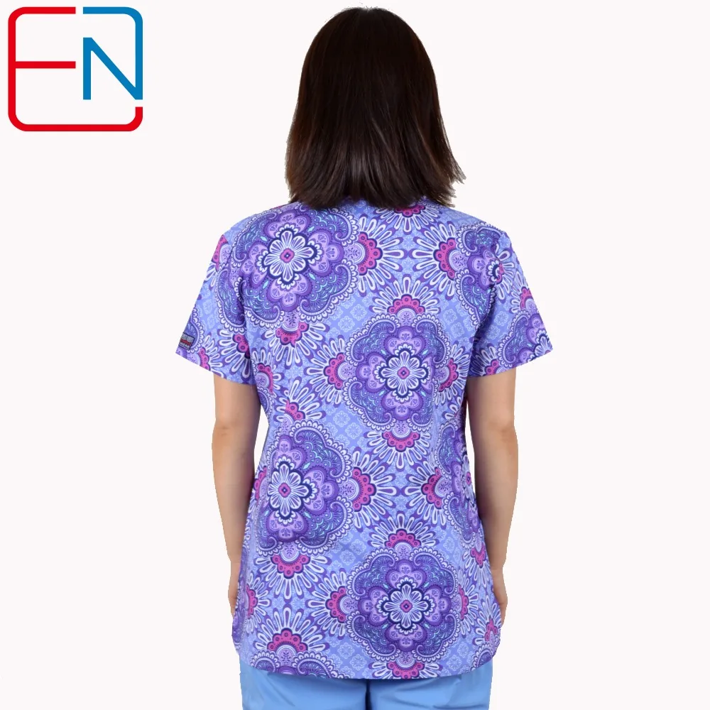 Брендовые медицинские топы для женщин, хлопок, 4 кармана, xxs-XXXL