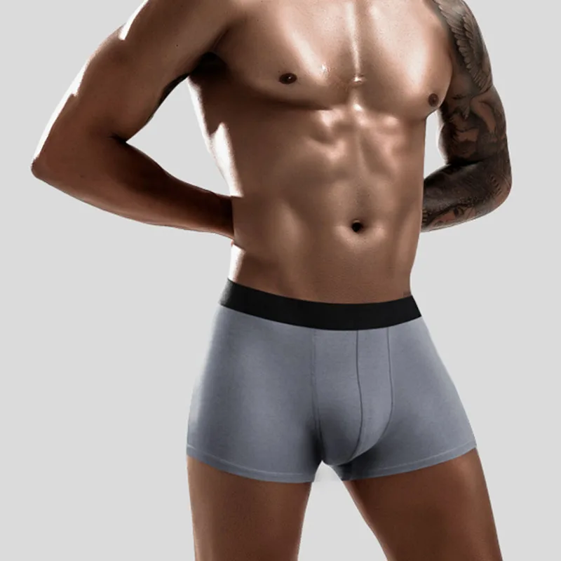 New High-End Men's Boxer Briefs Is Good Cotton Man Panties And Good Quality Undies Comfortable Men Underwear