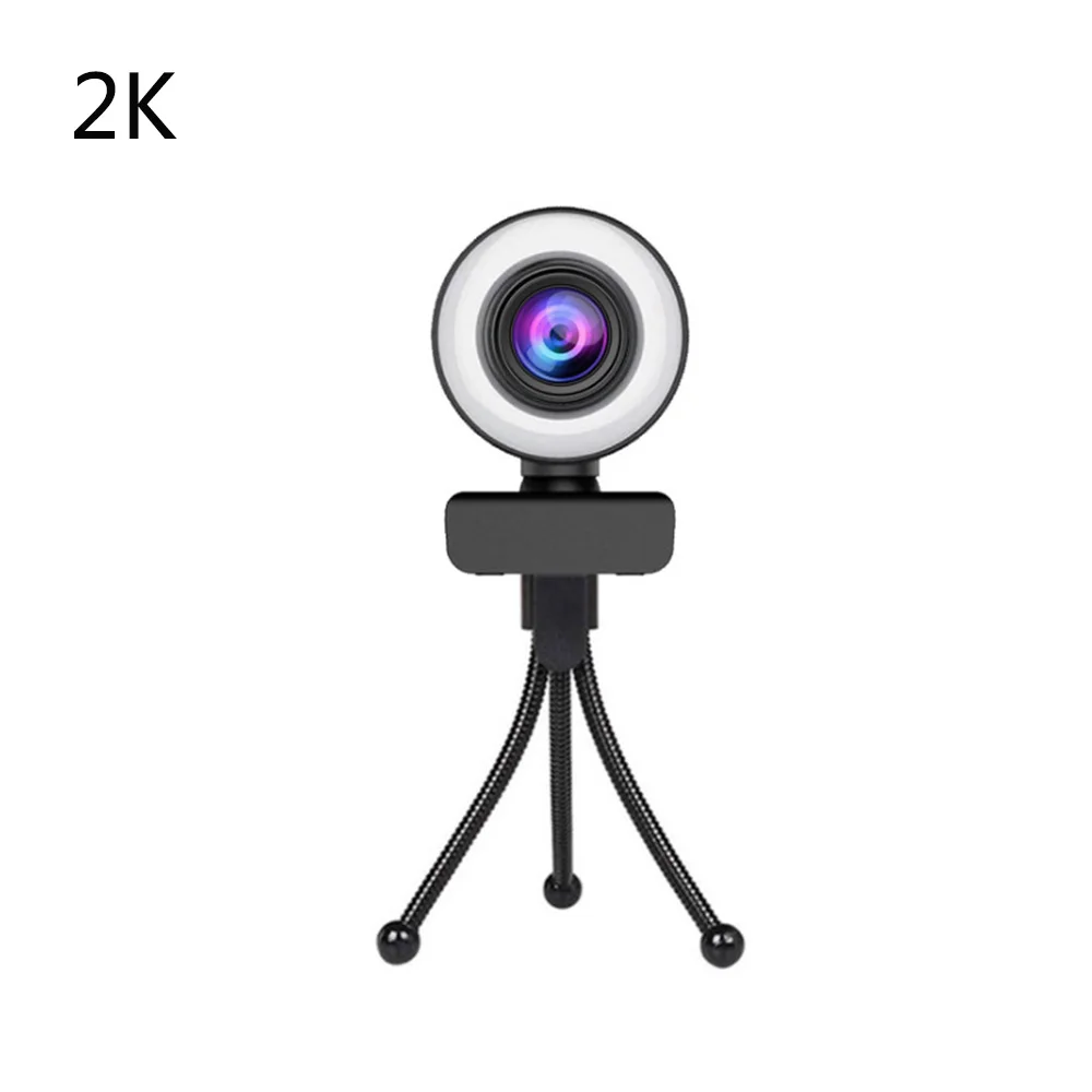 

Webcam Full HD 2K Web Camera Auto Focus with Microphone For PC Laptop 1080P Web Cam for Online Study Conference