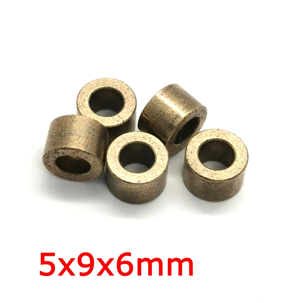 5x9x6 мм 5 шт./лот вал шпиндель латунный подшипник маленький 9 медный Железный сплав 6