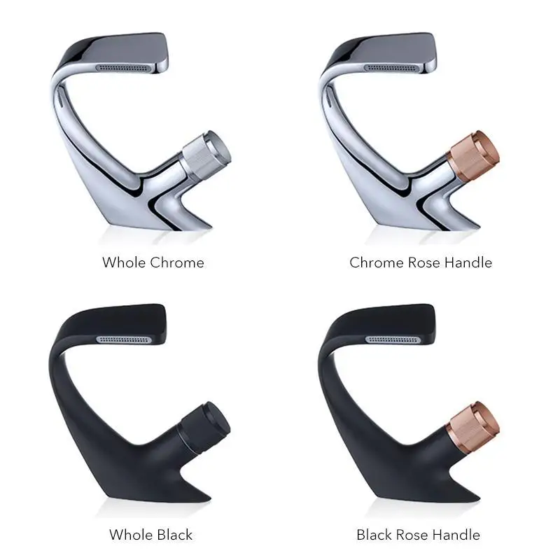 Черный кран для ванной комнаты смесители раковины смеситель горячей и холодной