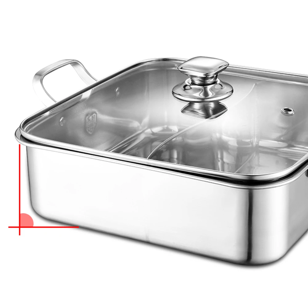 Горячий горшок из нержавеющей стали 304 мандарин|Кастрюли для супа и бульона| |