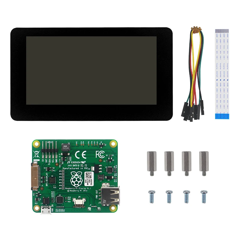 Официальный 7-дюймовый сенсорный экран Raspberry Pi 10-точечный емкостный монитор
