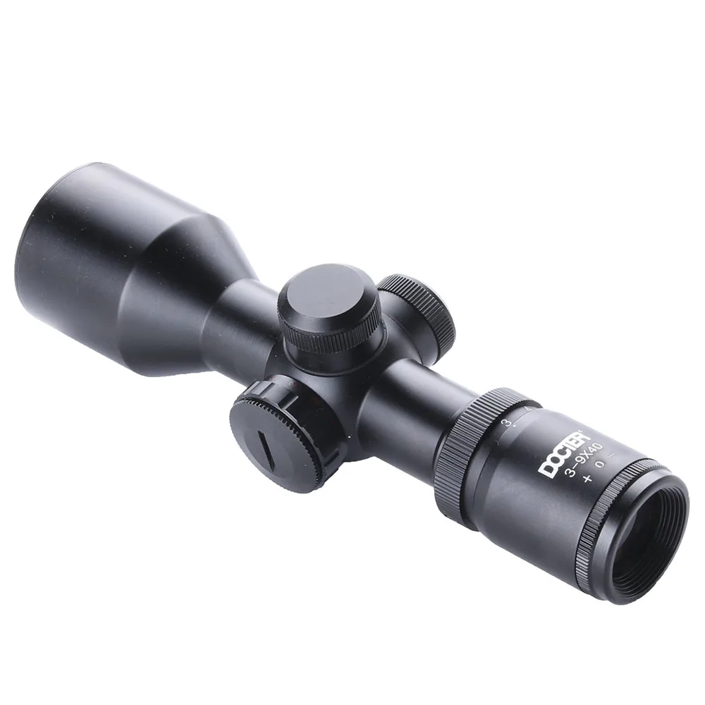 3-9x40 Red Dot Sight Mil Rangefinder Cross-Hair Reticle Riflescope with 11mm/20mm Rail Mount for Tactical Rifle Hunting | Спорт и