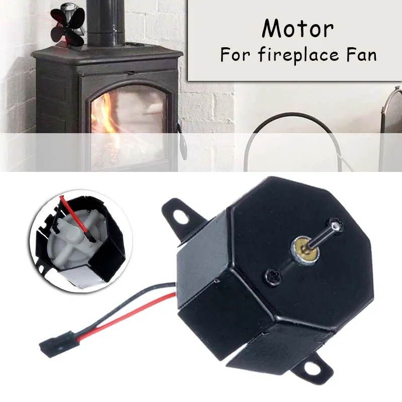 

Eco-Friendly Self-Power Heating Motor For Fireplace Heat Stove Fan Wood Burner Friendly Quiet Fan Motor Fireplace Replacement