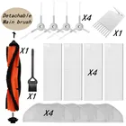 Моющиеся детали для робота-пылесоса Xiaomi MijiaG1 G1 MJSTG1, главный рулон, боковая щетка, Hepa фильтр, ткань для швабры, полный комплект