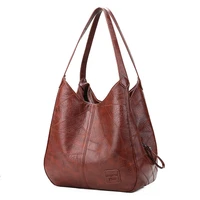 2021 new trendy soft leather shoulder bag large capacity fashion messenger bag korean ladies handbag