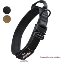 nylon dog collar pet adjustable reflective id tags for small medium large outdoor walking supplies pitbull pug french bulldog