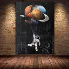Астронавт пространство мечты звезды лимит холст картины постеры и фотообои для гостиной домашний Декор без рамки