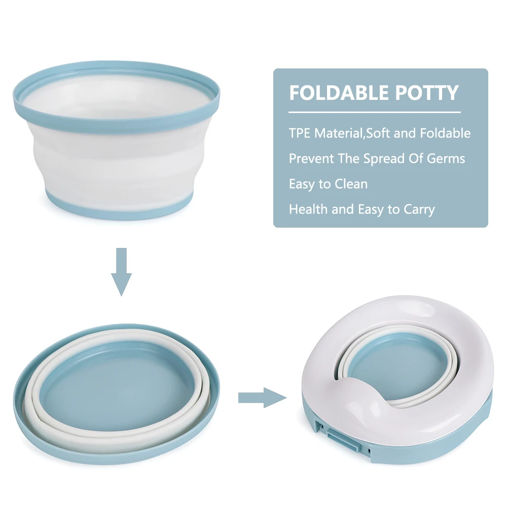Горшок детский TYRY.HU портативный силиконовый тренировочный сиденье 3 в 1