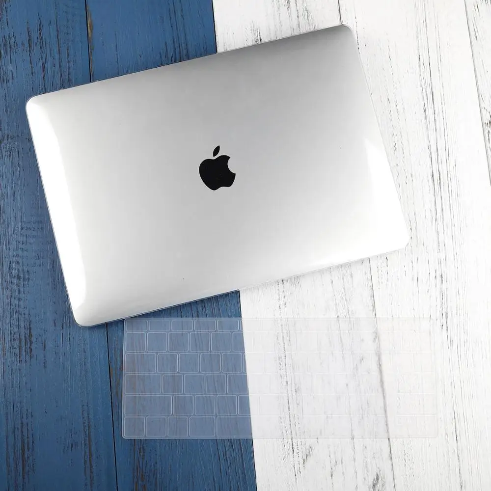 Transparent Кристально чистый матовый жесткий чехол для Macbook Pro 13,3 15 16 A2141 Pro retina 12 13 1" Air 11 13 A1932 корпус для ноутбука - Цвет: Transparent