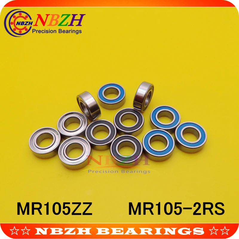 MR105 MR105ZZ MR105RS 2Z SMR105ZZ SMR105 2RS ZZ RS RZ 2RZ радиальные шарикоподшипники 5x10x4 мм Высокое