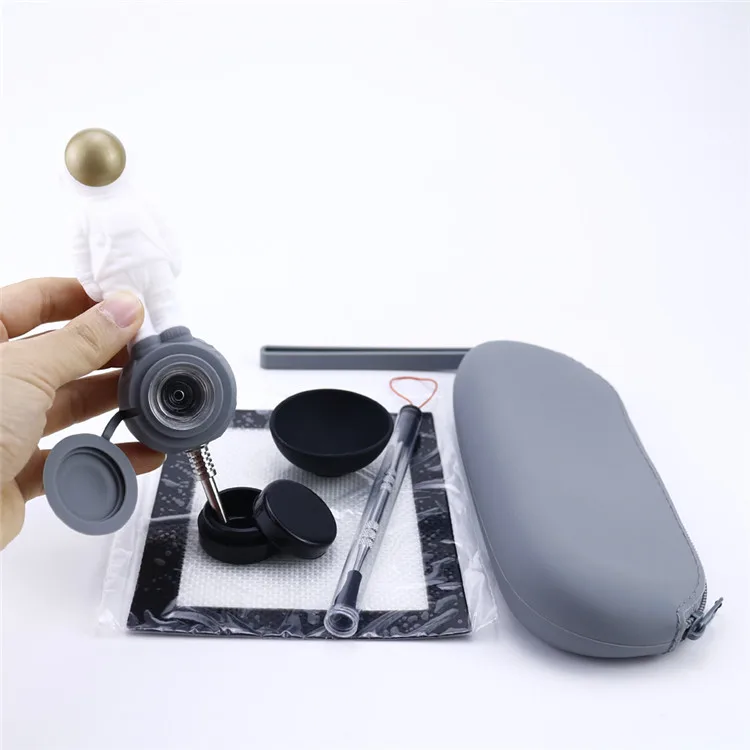 Набор трубок для табака Небьющийся силиконовый инструмент титановый ногтей в