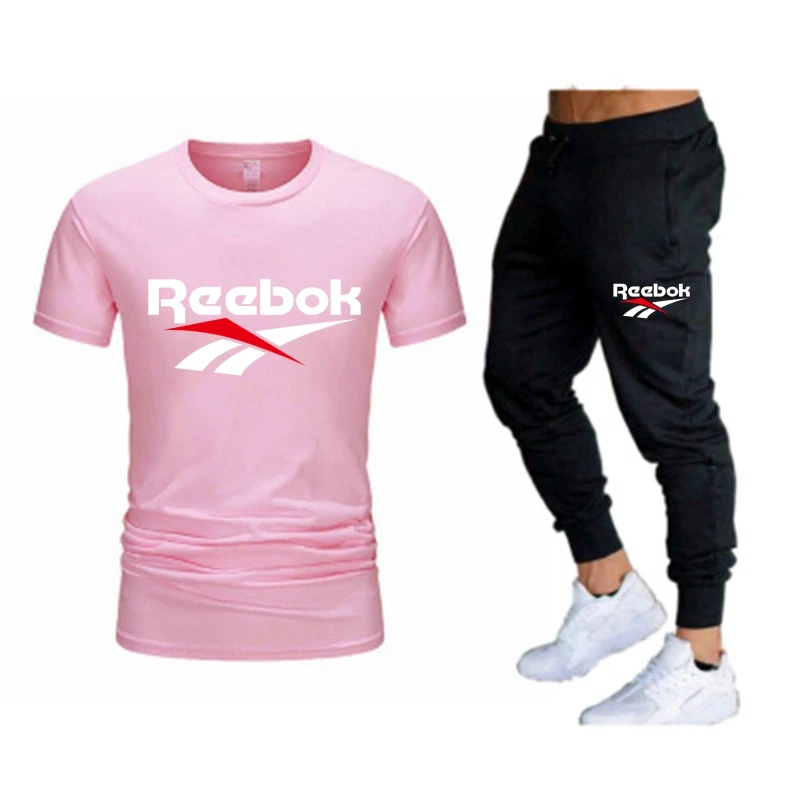 Мужской спортивный костюм из двух предметов повседневная брендовая спортивная