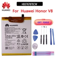 huawei original phone battery hb376787ecw for huawei honor v8 replacement batteries 3500mah with free tools