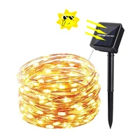 10m 20m 30m led outdoor solar light led string light fairytale holiday christmas party garland garden waterproof light