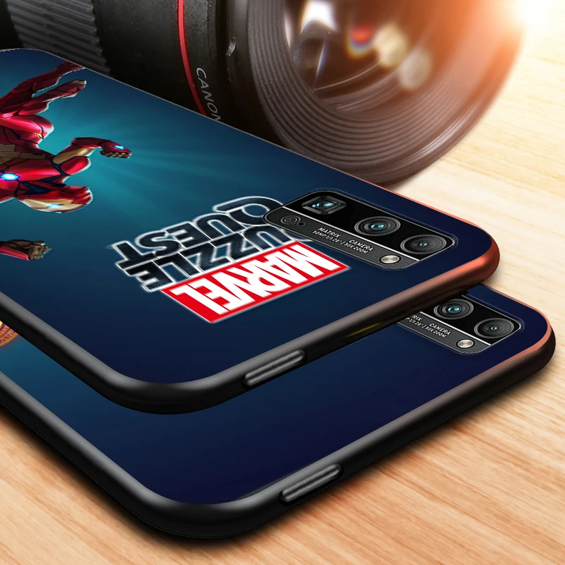 

Marvel Cool Hero for Huawei Honor V30 20 Pro X10 9S 9A 9C 9X 8X 10 9 Lite 8 7 Pro Silicone Soft Black Phone Case