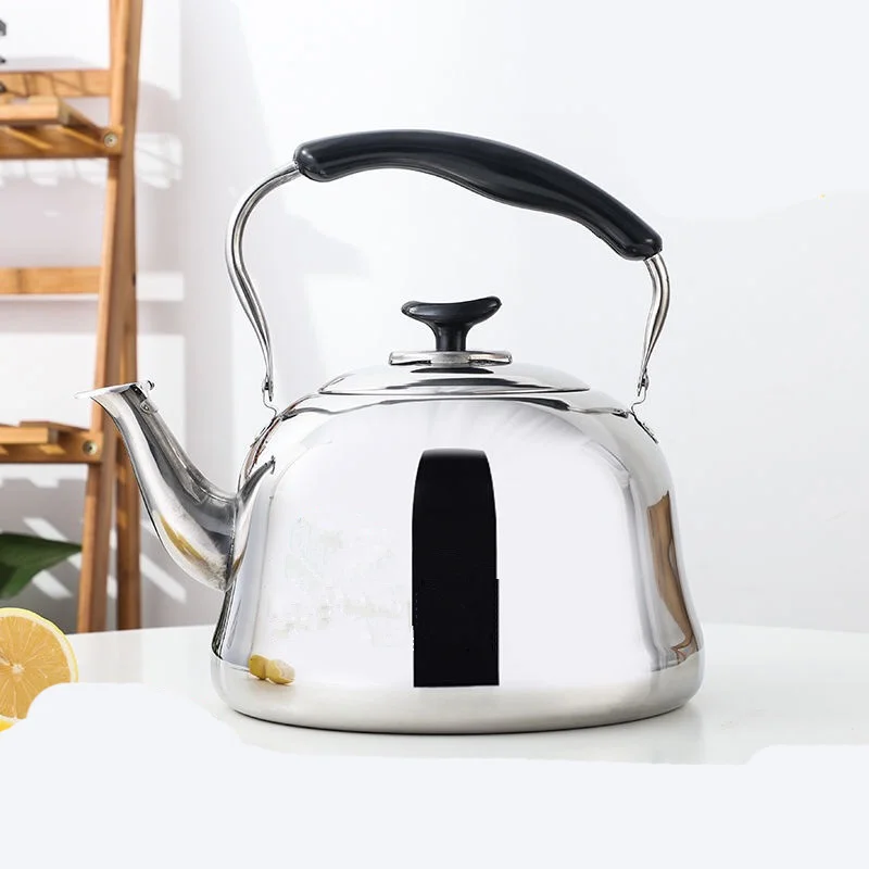 

Stainless Steel Thickening Sounding Kettle Large Capacity Extra Thick Whistling Kettle Boiling Water Cooker Gas Stove Gas