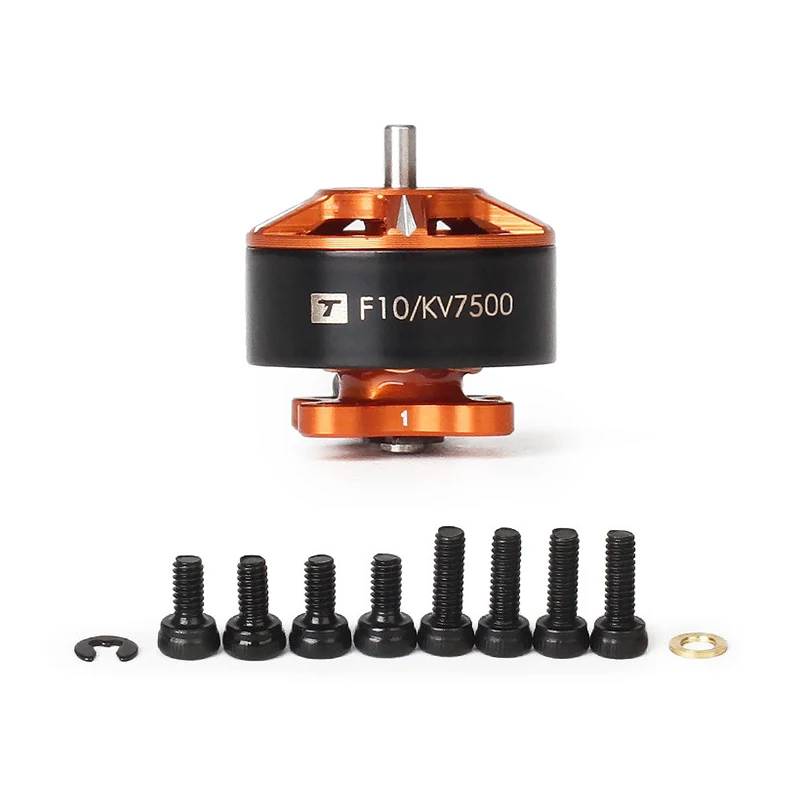 T-двигатель F10 1104 7500KV 2-3S бесщеточный двигатель Совместимость с 90 мм 110 мм FPV гоночный Радиоуправляемый Дрон Квадрокоптер рама аксессуары