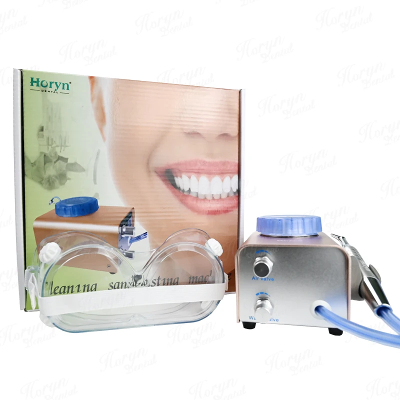 

Dental Lab Cleaning Air Water Prophy Polishing Sandblasting Machine With 2 Holes/4 Holes Connector Not Block Powder