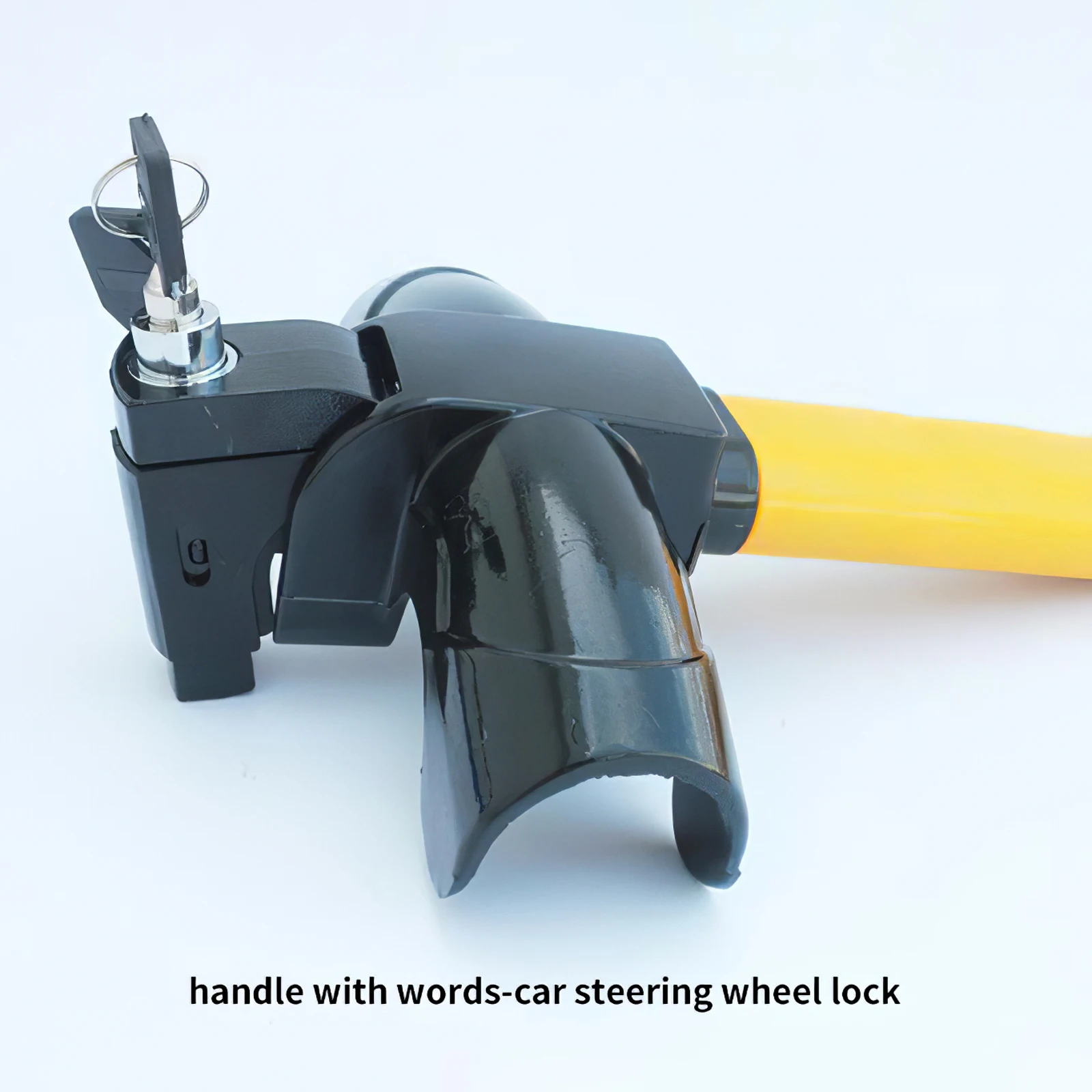 

Universal Car Steering Wheel Lock Anti-Theft Car Lock Duty Car Security Lock Steel Steering Wheel Rotary Lock Self Defense Tool
