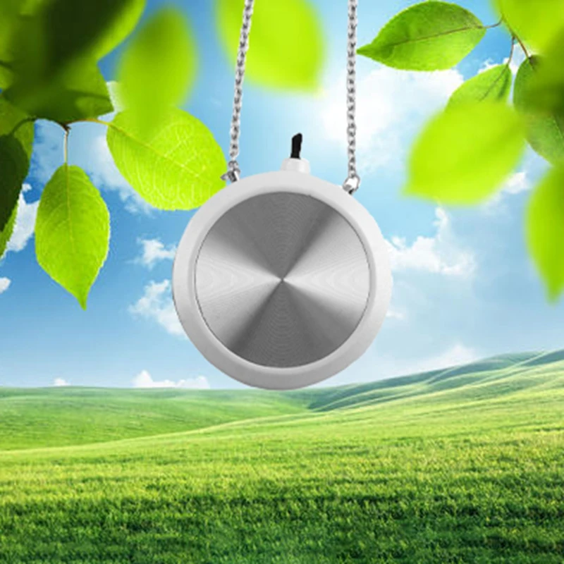 

Necklace Hanging Neck Air Purifier,Portable Car Negative Ion Generator Personal Air Purifier