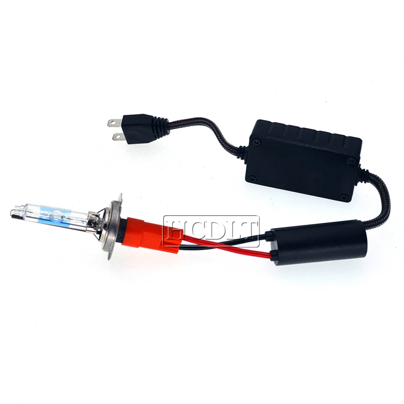 HCDLT полный комплект супер мини 55 Вт AC тонкий балласт HID фар Ксенон H7 H1 H11 9005 9012
