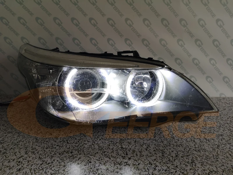 Для BMW E60 E61 LCI 528i 530i 535i 550i M5 2007 2010 ультра яркий SMD светодиодный ангельские глазки
