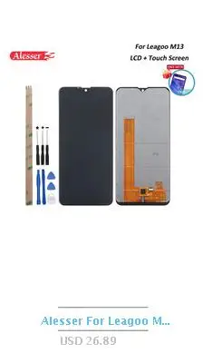 Alesser для Leagoo M13 USB зарядка плата громкий динамик сборка Замена для Leagoo M13 мощность объемный кабель аксессуары для телефонов