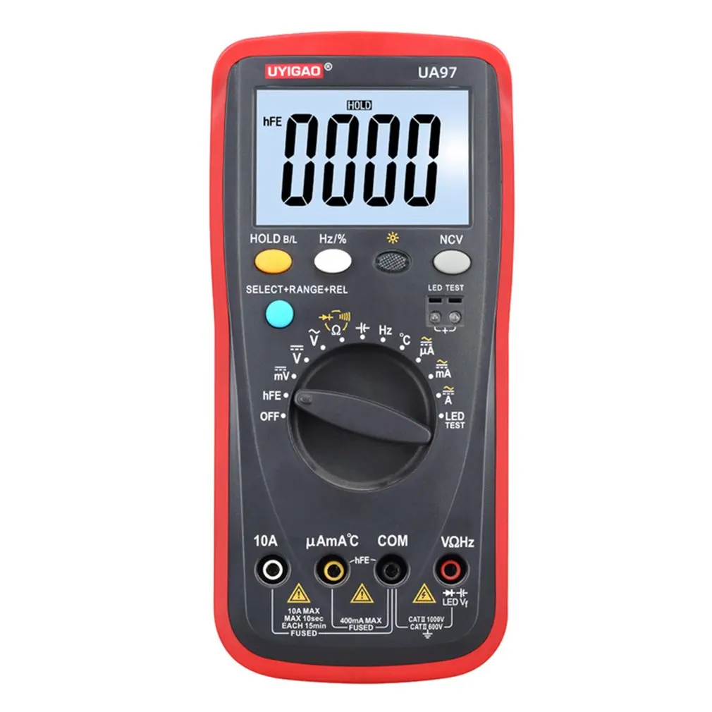 UA970 1999 ЖК цифровой мультиметр AC/DC Вольт DC Ампер Ом Сопротивление непрерывности