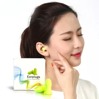 4pcs soft foam slpeeping ear plugs aid noise reduction prevention earmuffs sound insulation ear protection soundproof anti noise