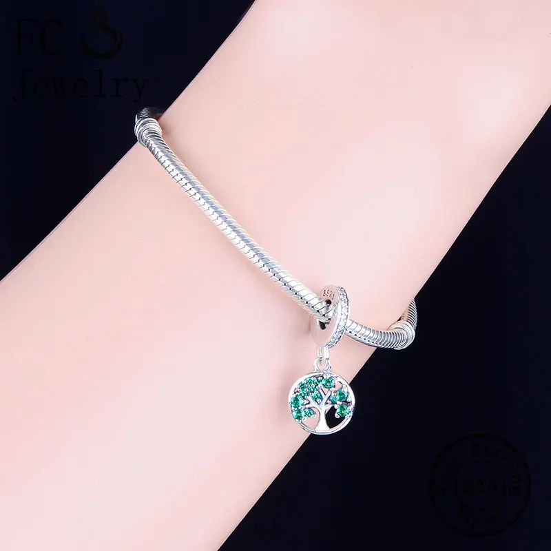 FC ювелирные изделия Подходит для оригинального Pandora Шарм браслета 925 серебро