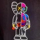 Аниме светодиодная неоновая вывеска на заказ, уличная мода, неоновая вывеска, Настенный декор, неоновые вывески на день рождения, неоновая вывеска, Настенный декор на заказ n