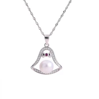 s925 silver jewelry sterling silver pearl pendant female korean fashion clavicle chain for women hypoallergenic