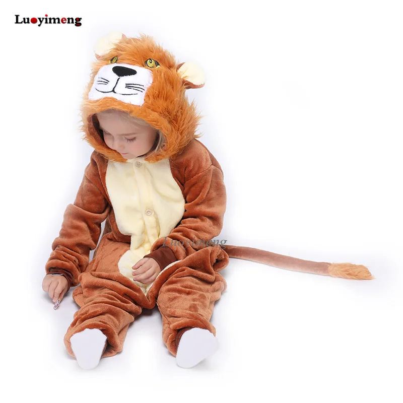 

Children Unicorn Pajamas Kigurumi Flannel Animal Pajamas Cosplay Pyjamas Anime Costumes Animal Stitch Panda Onesie Kids Jumpsuit