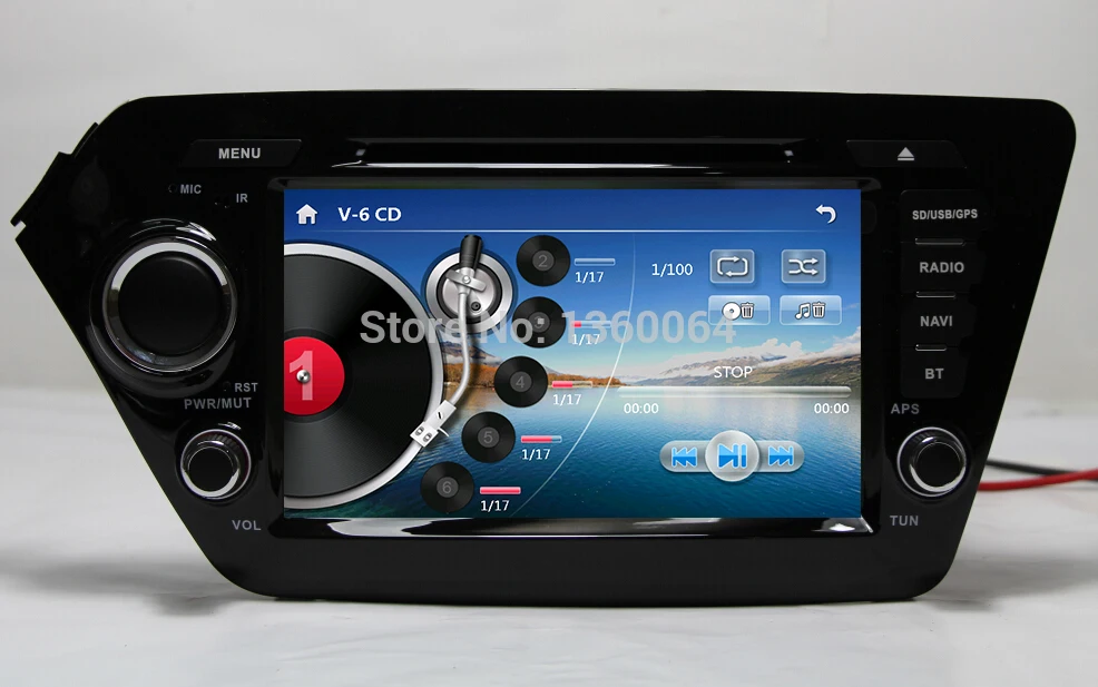 Автомобильный dvd проигрыватель gps навигация видеоплеер для Kia Rio K2 2011 2012 2013 2014 2015 2016