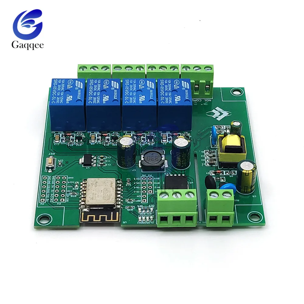 5 В/12 В ESP8266 ESP-01 четыре способа WiFi релейный модуль IOT умный дом телефон приложение