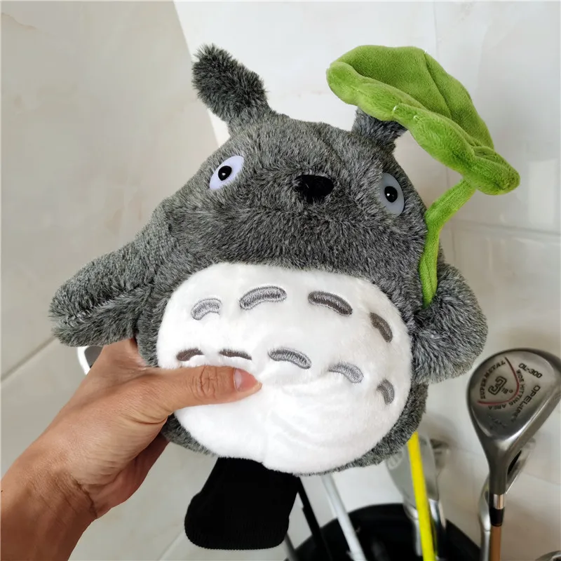 Новинка плюшевый чехол для головы водителя животного Totoro Golf 460cc Деревянный 2