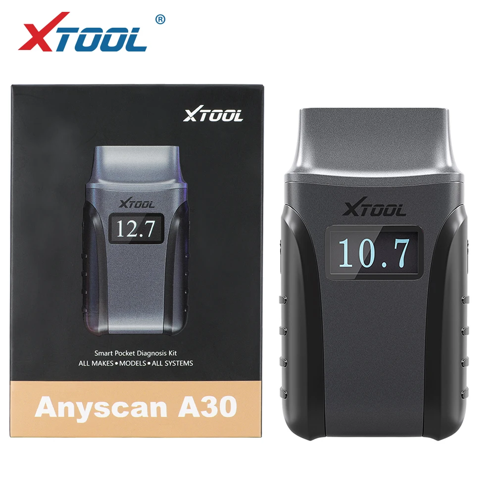 XTOOL Anyscan A30 All System автомобильный детектор OBDII считыватель кодов Сканер для EPB сброс