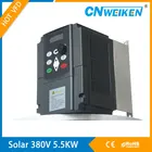 380v 5.5kw VFD солнечный инвертор с переменной частотойVFD DC вход 3HP выход 380V водный насос Управление скоростью водителя