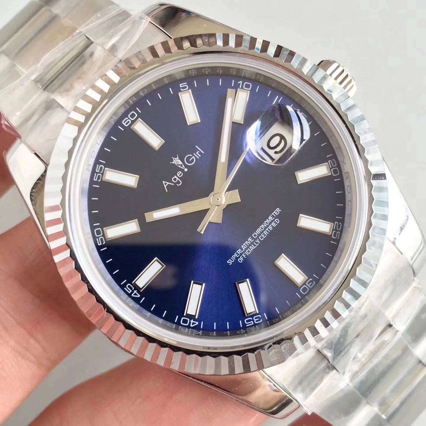 Роскошные брендовые новые мужские часы Datejust из нержавеющей стали автоматические механические сапфировые черные, синие, серые, белые бриллианты 36 мм спортивные часы AAA
