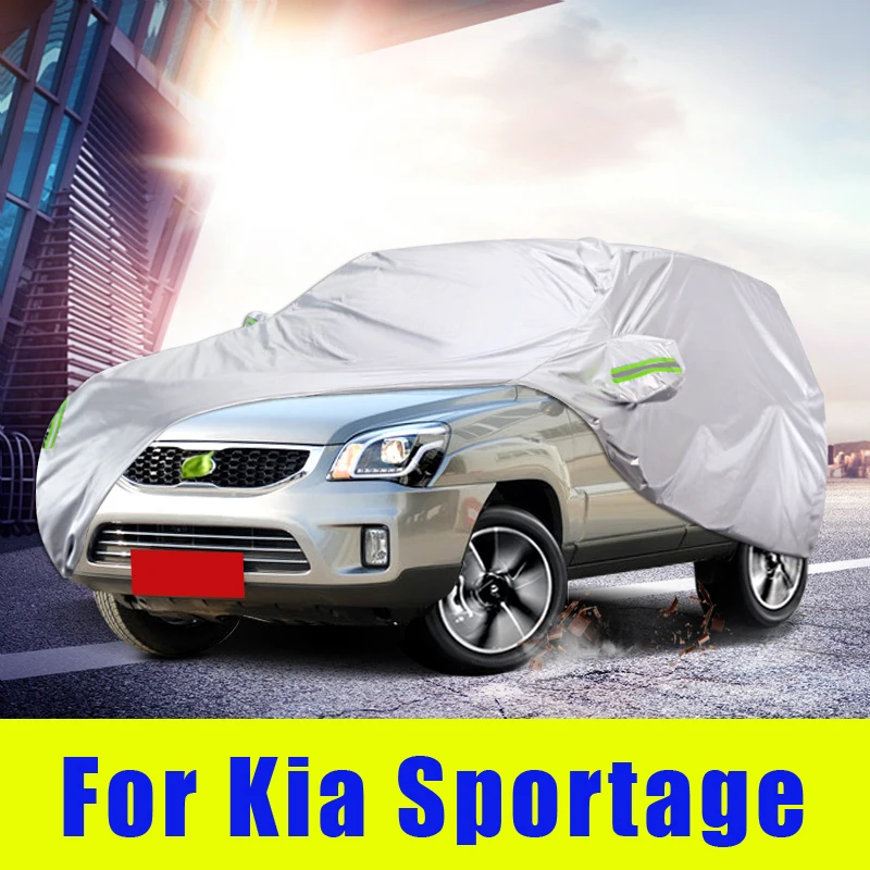 Waterproof full car covers Outdoor Sunshade Dustproof Snow For Kia Sportage 2007-2013 Accessories