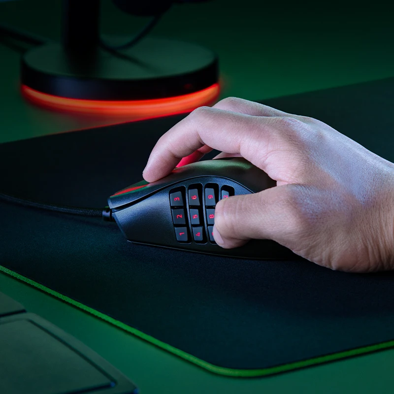 Проводная игровая мышь Razer Naga X оптический сенсор 18K DPI переключатель 2nd-gen Chroma RGB
