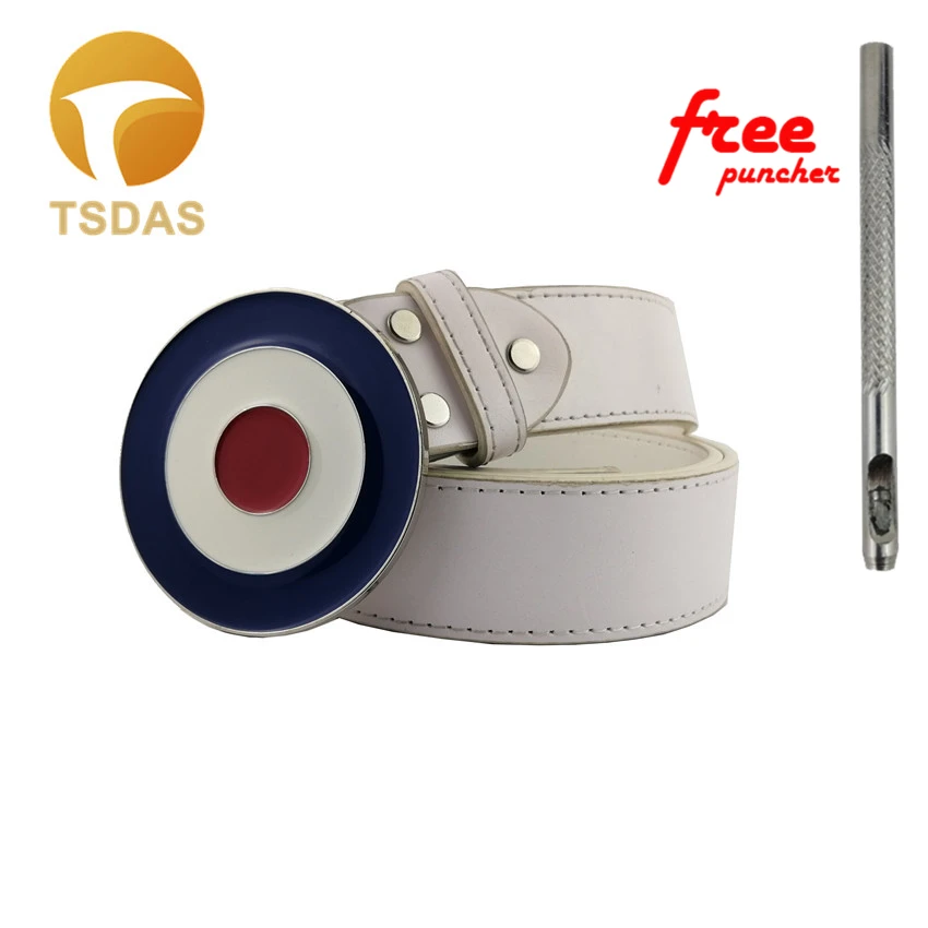 Target Belt Buckle With Silver Finish Fashion Men's Round Suit 4cm Luxury Mens Designer Head | Дом и сад